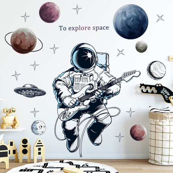 Space,Theme,Astronaut,Sticker,Dormitory,Living,Decor,Bedroom,Decoration,Decor