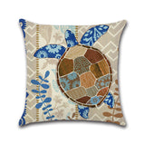 Creature,Turtle,Horse,Square,Cotton,Linen,Cushion,Cover,Decor,Styles,Pillow