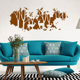 58cmx126cm,Forest,Sticker,Decal,Decor