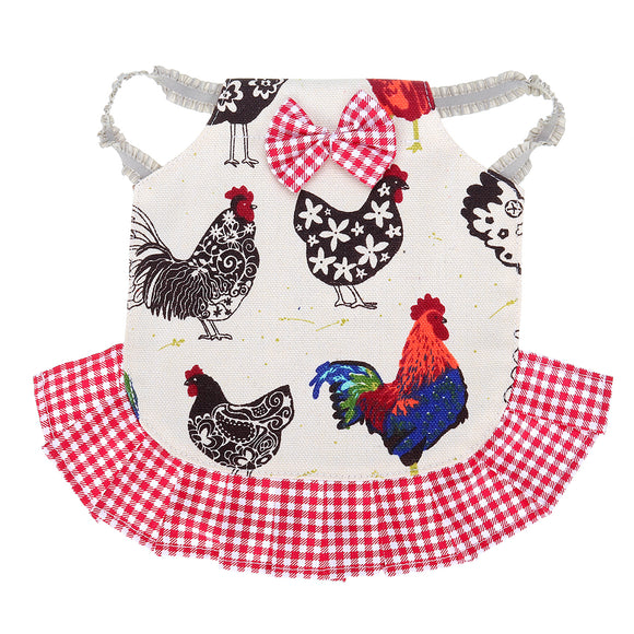 Chicken,Figure,Saddle,Apron,Feather,Cotton,Jacket,Protection,Aprons