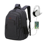 Oxford,Fabric,Waterproof,Unisex,Backpack,Charging,Outdoor,Travel,Cycling,Laptop,Pack"