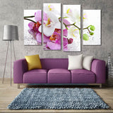 Miico,Painted,Combination,Decorative,Paintings,Botanic,Phalaenopsis,Decoration