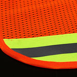 Safety,Shield,Helmet,Shade,Reflective,Stripe,Orange