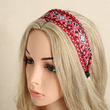 Bohemian,Embroidery,Woven,Headband,Ethnic,Printed,Fabric,Headband,Beach,Holiday,Headpieces