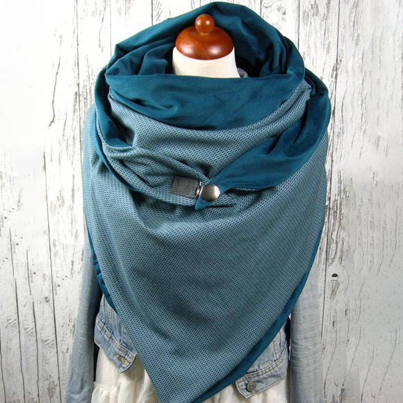 Women,Cotton,Thick,Winter,Outdoor,Casual,Solid,Color,Scarf,Shawl