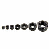 Suleve,50pcs,Carbon,Steel,Locking,Nylon,Insert