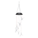 Solar,Chime,Light,Color,Changing,Hummingbird,Garden,Hanging