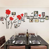 Acrylic,Family,Photo,Picture,Frame,Sticker,Background,Decor
