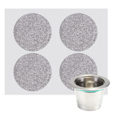 100PC,Adhesive,Aluminum,Sticker,Coffee,Filter,Refilling,Capsule