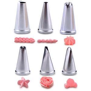 Honana,Flower,Shape,Icing,Piping,Nozzles,Adaptor,Cream,Decorating,Tools