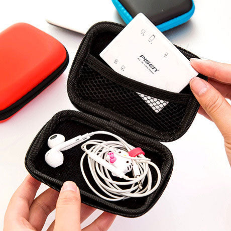 Headphone,Cable,Phone,Charger,Cable,Headset,Storage,Organizer