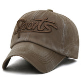 Men's,Washed,Cotton,SPORTS,Embroideried,Baseball,Outdoor,Sunshade,Snapback