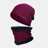 Velvet,Thick,Winter,Protection,Windproof,Knitted