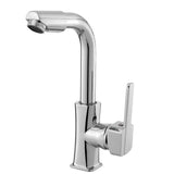 Flexible,Chrome,Brass,Swivel,Water,Spout,Kitchen,Single,Lever,Faucet,Mixer