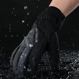 WHEEL,Gloves,Finger,Women,Velvet,Breathable,Winter,Gloves,Waterproof,Reflective,Outdoor,Cycling