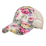 Women,Summer,Outdoor,Print,Breathable,Baseball,Casual,Adjustable,Visor