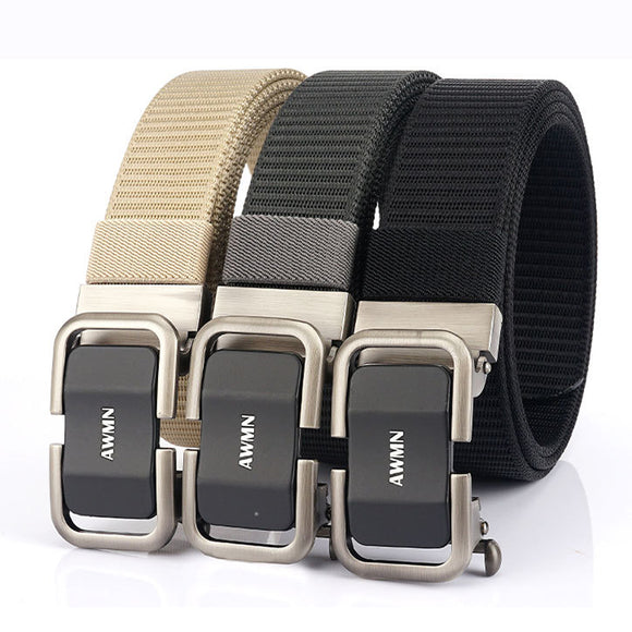 125CM,Nylon,Tactical,Outdoor,Leisure,Canvas,Waist,Belts,Automatic,Alloy,Buckle