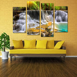 Miico,Painted,Combination,Decorative,Paintings,Ancient,Small,Waterfall,Decoration