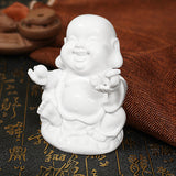 Peace,Laughing,Hotai,Statue,Happy,Sitting,Hotai,White,Gloss,Decorations