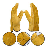 1Pair,Leather,Gloves,Working,Protection,Gloves,Security,Garden,Labor,Gloves,Safety,Tools