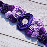 Beauty,Flower,Satin,Flower,Wedding,Dress,Waist