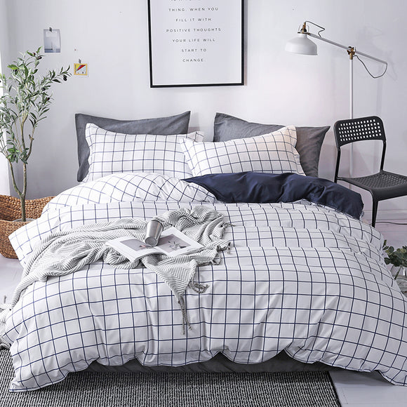 Bedding,Linen,Simple,Design,Sheet,Duvet,Cover,Pillow