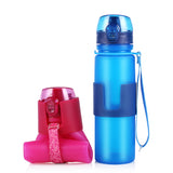 650ml,Silicone,Collapsible,Sports,Water,Bottle,Folding,Drink,Water,Fitness,Riding,Running,Kettle