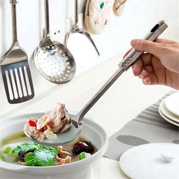 Stainless,Steel,Cooking,Spoon,Colander,Shovel,Kitchen,Cooking,Tools