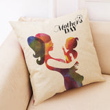 Honana,Mother's,Pattern,Cotton,Linen,Throw,Pillow,Cushion,Cover,Decor