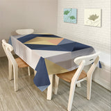 Modern,Simple,Rectangle,Polyester,Tablecloth,Colorful,Triangle,Geometry
