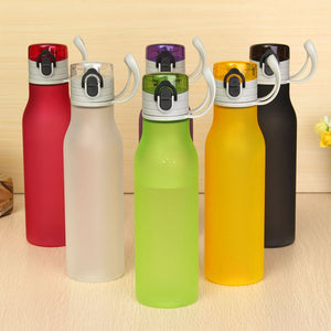 550ml,Frosted,Plastic,Water,Portable,Fashion,Style,Sports
