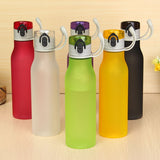 550ml,Frosted,Plastic,Water,Portable,Fashion,Style,Sports
