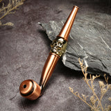 Portable,Skull,Shape,Colorful,Metal,Filter,Herbal,abacco,Lightweight,igarette,Smoking,Accessories
