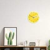 Loskii,CC094,Creative,Lemon,Clock,Clock,Quartz,Clock,Office,Decorations