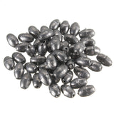50pcs,Metal,Olive,Shape,Leads,Sinkers,Fishing,Sinker,Making,Fishing,Sinker,Tackle