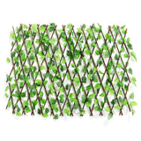 Retractable,Artificial,Fence,Hedge,Grass,Flower,Panel,Garden,Decor