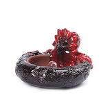 Ceramic,Dragon,Backflow,Incense,Burner,Incense,Holder,Ashtray,Fragrant,Censer,Clear,Decor