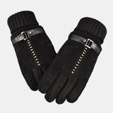 Leather,Velvet,Thick,Screen,Touchable,Riding,Driving,Motorcycle,Windproof,Gloves