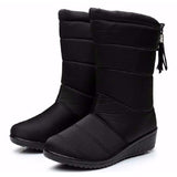 Women's,Winter,Outdoor,Boots,Waterproof,Boots,Thick,Fluff