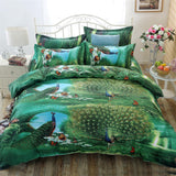 Peafowls,Dream,Bedding,Pillow,Cover,Sheet,Bedroom,Decor