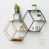 Geometric,Metal,Storage,Shelf,Display,Organization,Decor