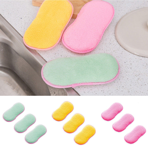 Honana,Kitchen,Cleaning,Scouring,Double,Sided,Antibacterial,Scrubbing,Cleaning,Sponge