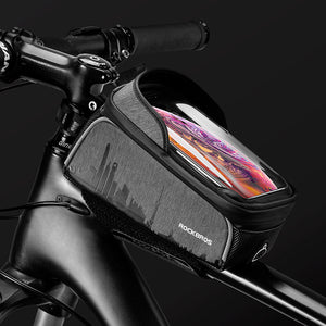 ROCKBROS,Phone,Front,Frame,Phone,Mount,Waterproof,Front,Frame,Touch,Screen,Bicycle,Cycling