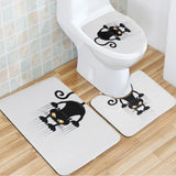 Waterproof,Polyester,Shower,Curtain,Bathroom,Bathmats,Toilet,Cover