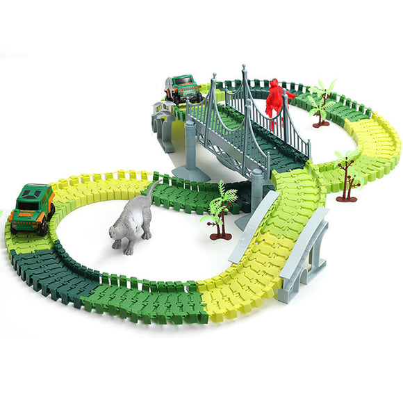 Dinosaur,Track,Puzzle,Model,Assembly