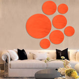 Round,Mirror,Decal,Mural,Sticker,Bathroom,Decor,Removable
