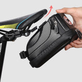 BIKING,Saddle,Bicycle,Frame,Pouch,Modes,Light,Rainproof,Cover