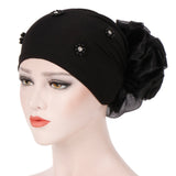Women,Winter,Cotton,Earmuffs,Muslin,Chemical,Turban,Outdoor,Flexible,Rhinestone,Beanie