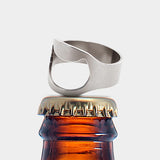 Outdoor,Finger,Opener,Stainless,Steel,Bottle,Opener