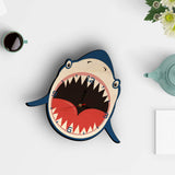 Creative,Wooden,Clock,Shark,Shape,Watch,Silent,Clock,Bedroom,Decoration,Clock